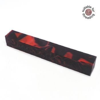 Kirinite Cracked Obsidian pen blank